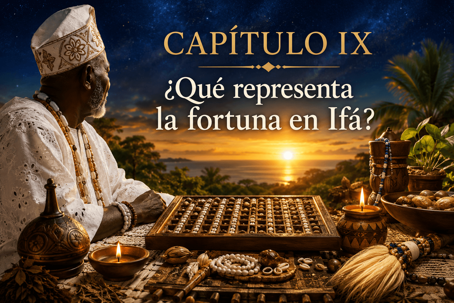 CAPÍTULO IX
¿Qué representa la fortuna en Ifá?