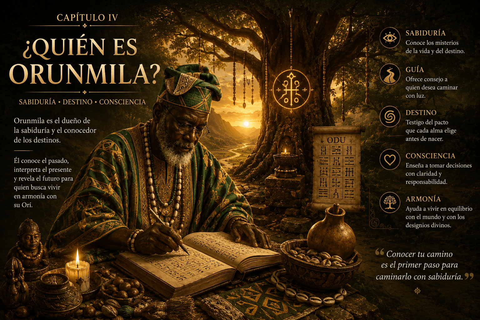 CAPÍTULO IV
¿Quién es Orunmila?