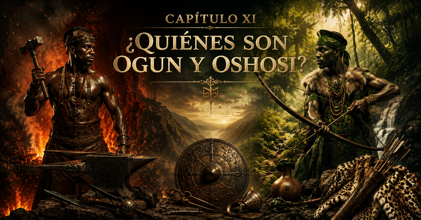 CAPÍTULO XI
¿ Quiénes son Ogun y Oshosi ?